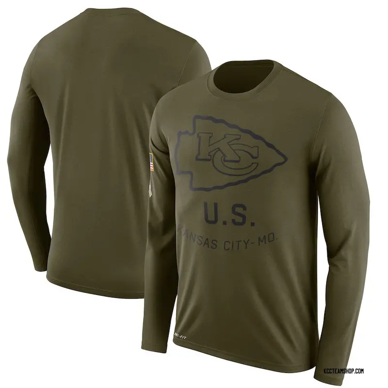 chiefs salute to service long sleeve