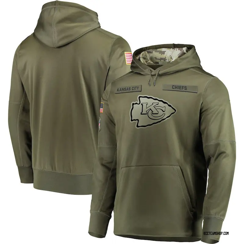 kansas city chiefs salute to service hoodie 2018