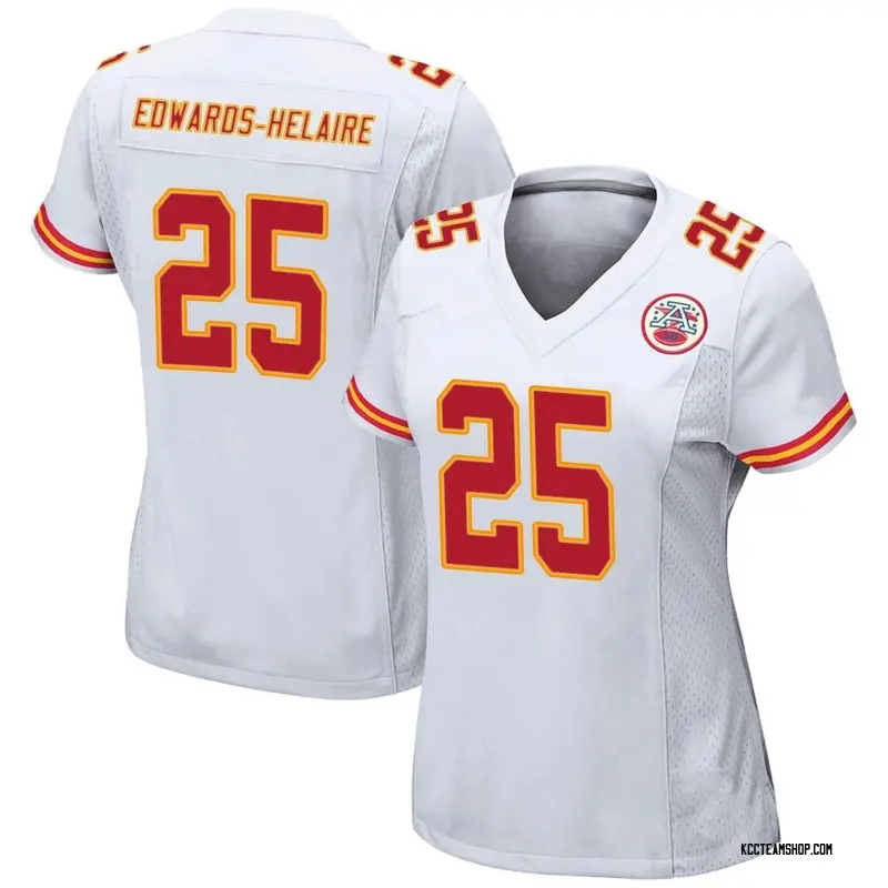 Women's Clyde Edwards-Helaire Kansas City Chiefs Jersey - White Game
