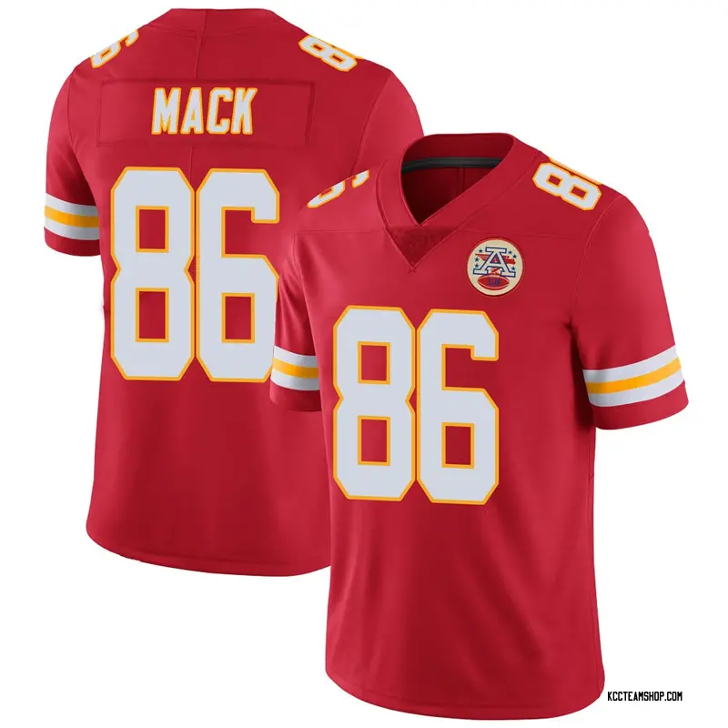 Youth Alize Mack Kansas City Chiefs 100th Vapor Jersey - Red Limited