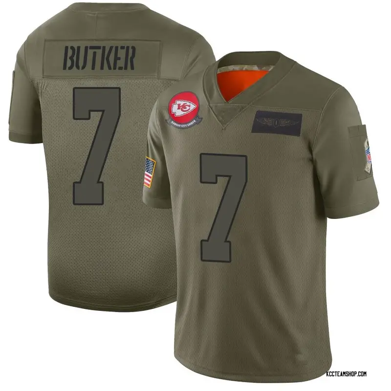 Youth Harrison Butker Kansas City Chiefs 2019 Salute to Service Jersey
