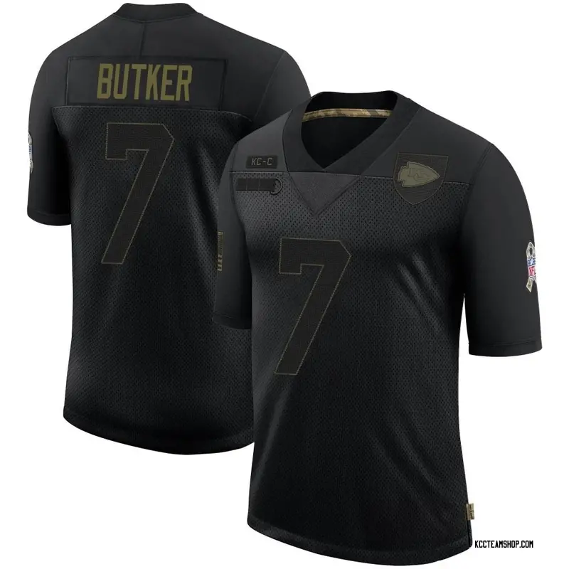 Youth Harrison Butker Kansas City Chiefs 2020 Salute To Service Jersey