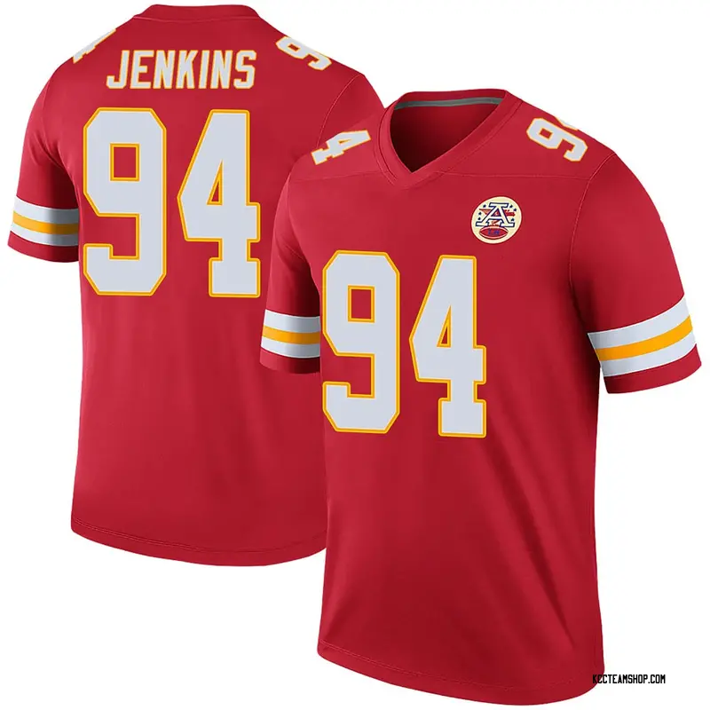 Youth Jarvis Jenkins Kansas City Chiefs Color Rush Jersey - Red Legend