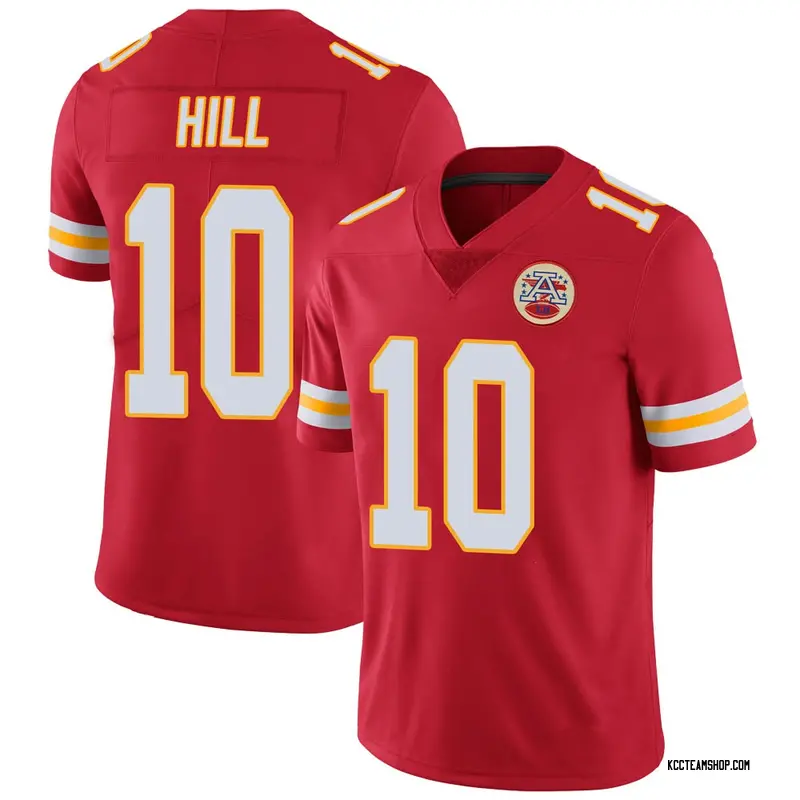 Youth Tyreek Hill Kansas City Chiefs 100th Vapor Jersey - Red Limited